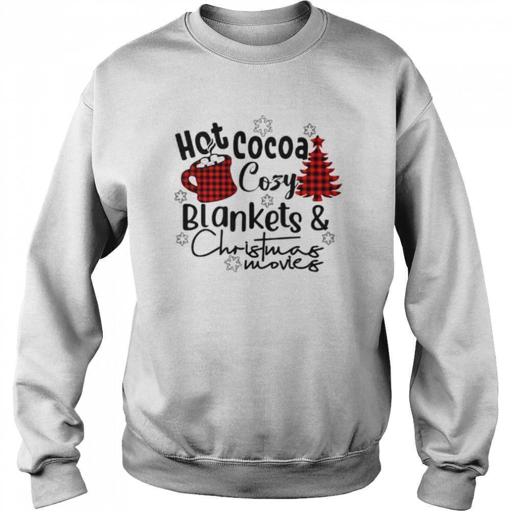 Hot Cocoa Cozy Christmas Aesthetic Holiday Party Gift Sweatshirt